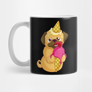 Pug Ice-cream Mug